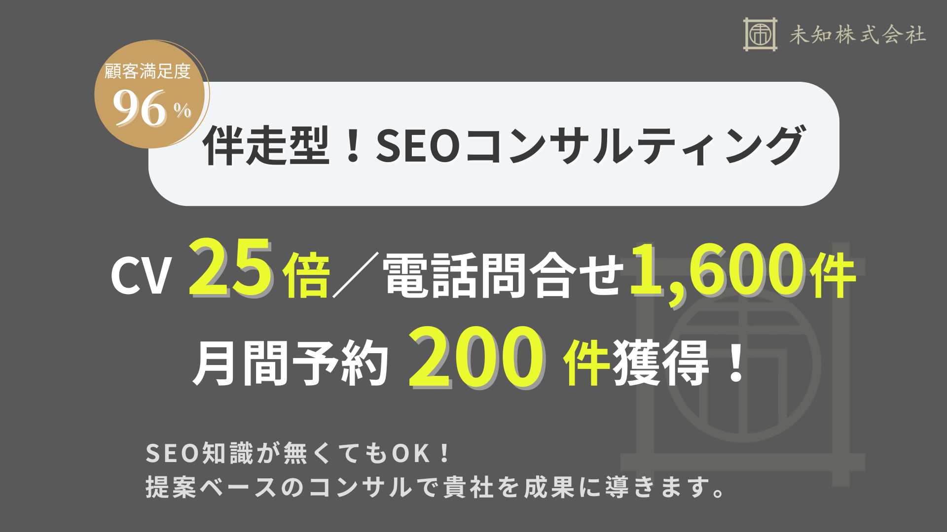 未知のSEOコンサルLP遷移